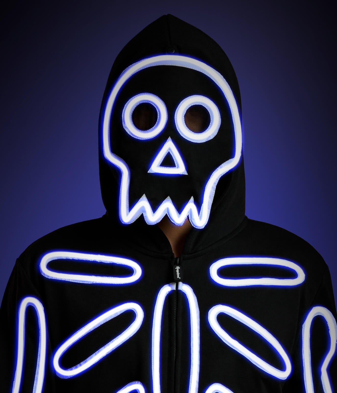 Matching Neon LED Skeleton Couples Costumes
