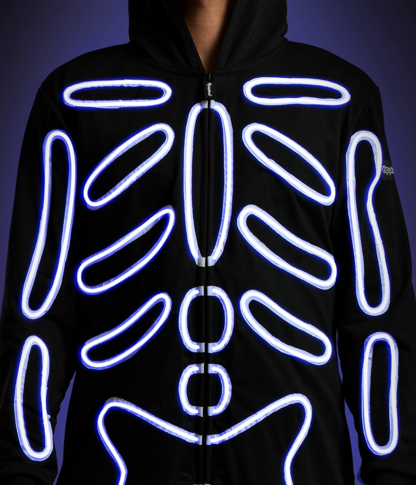 Matching Neon LED Skeleton Couples Costumes