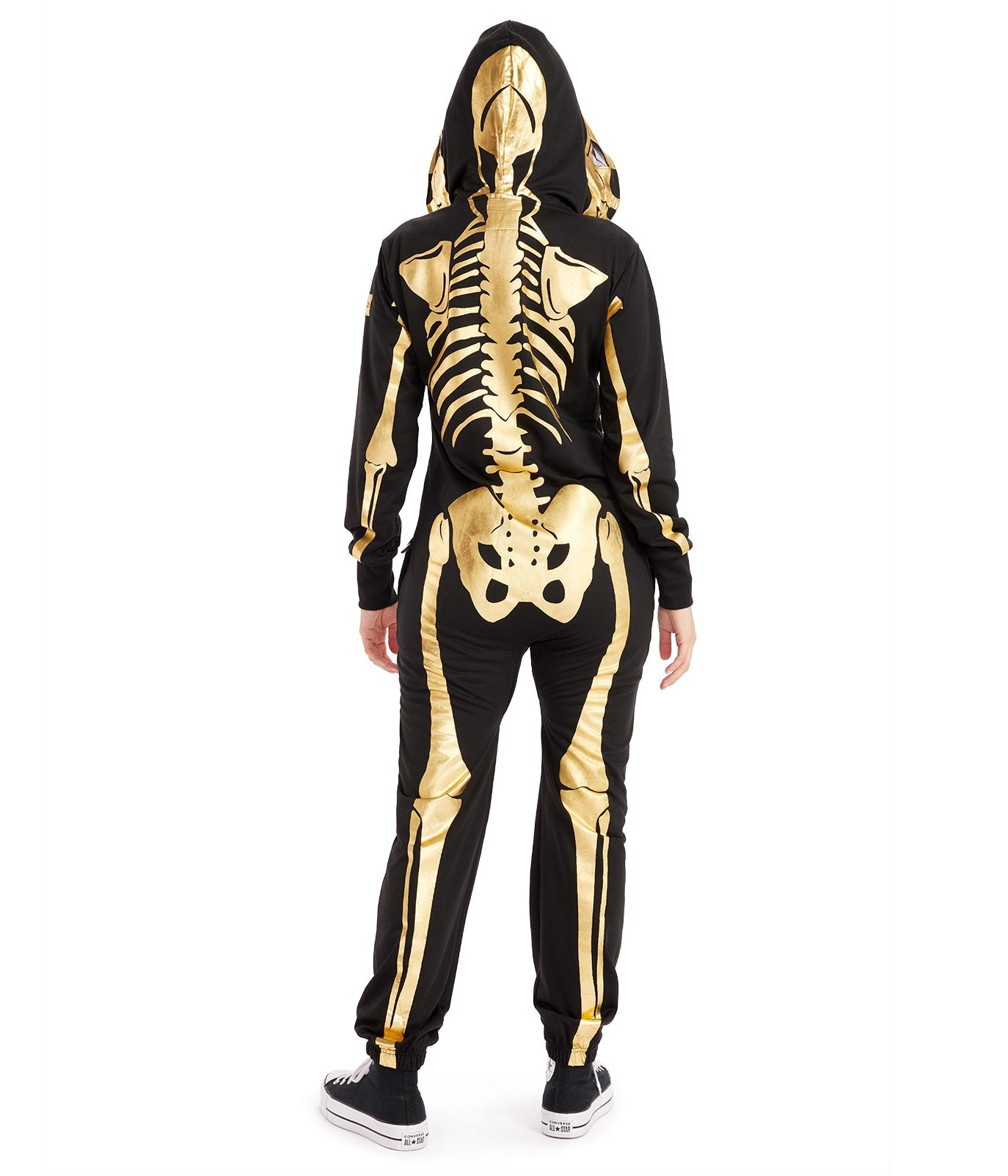 Women's Gold Skeleton Costume